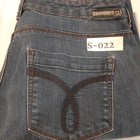 Calvin Klein Women's Jeans Shape Boot-Cut Leg Dark Jeans Sz. 32 / 14 - Picture 8 of 8